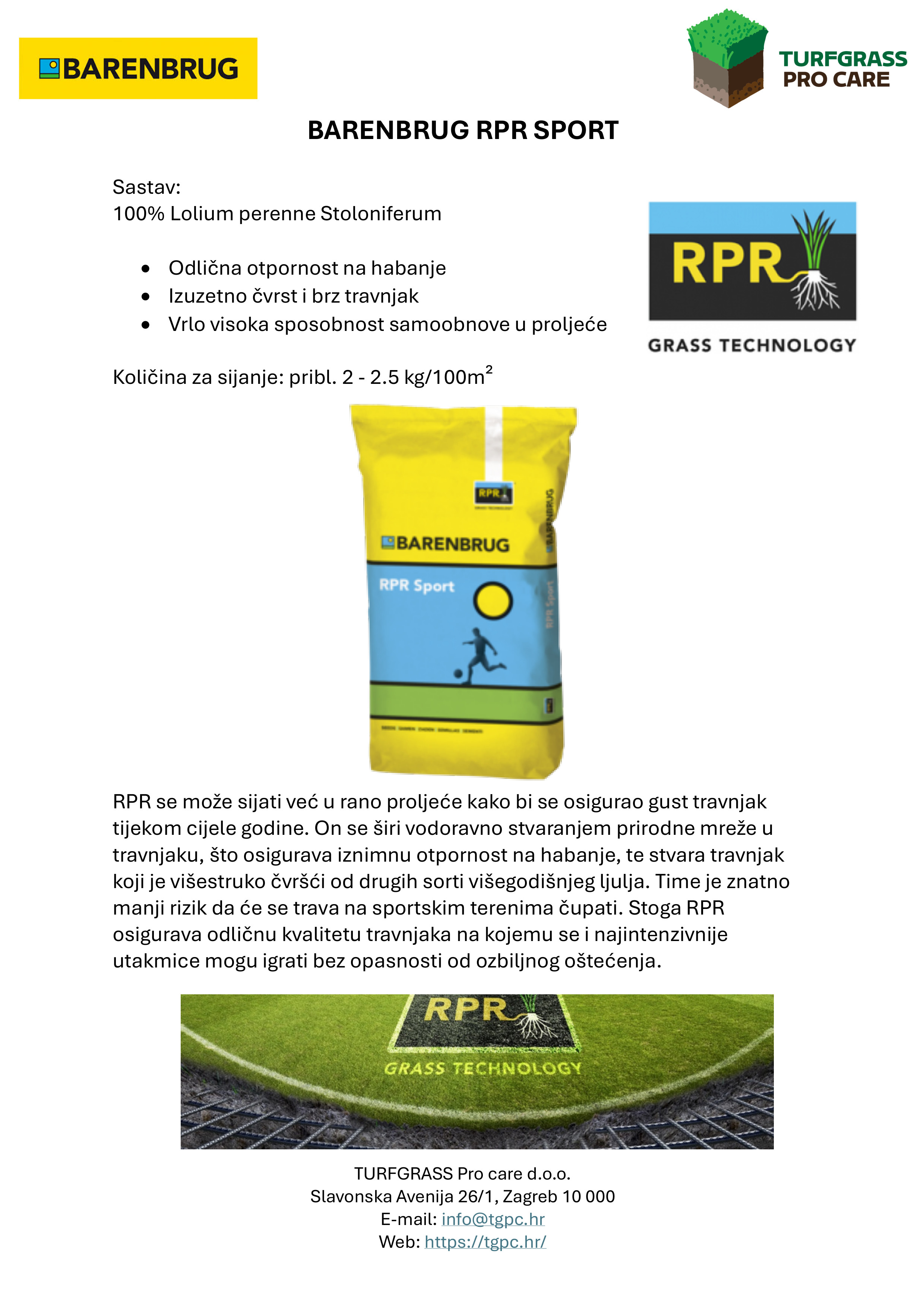 Barenbrug RPR Sport
